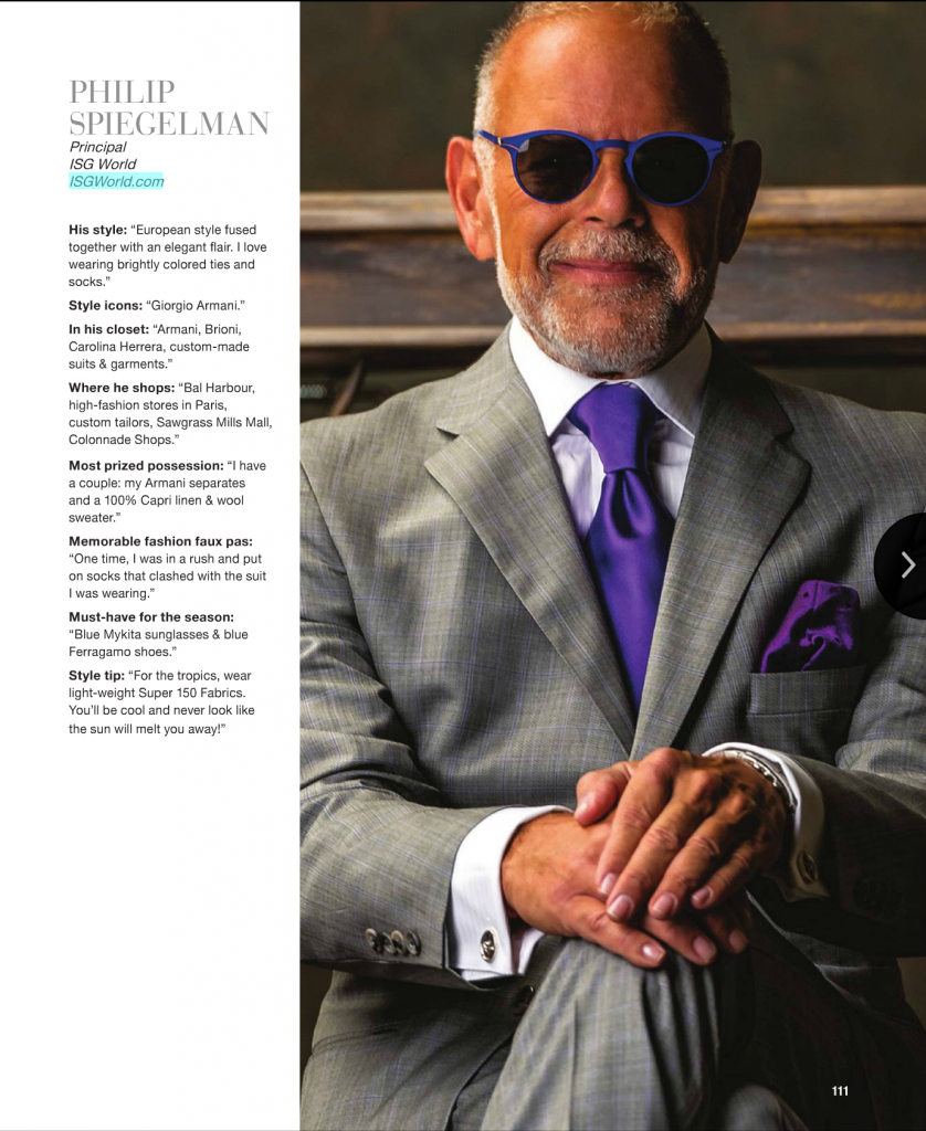 Philip Spiegelman Is Brickell Magazine’s Best Dressed 2014 